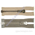 No.10 Brass Zipper,metal zipper,garment accessories